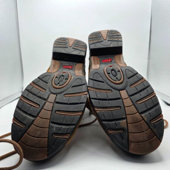 Justin Mens Size 9 D Brown Work Boots Waterproof Outdoors Casual Walking - Picture 11 of 13